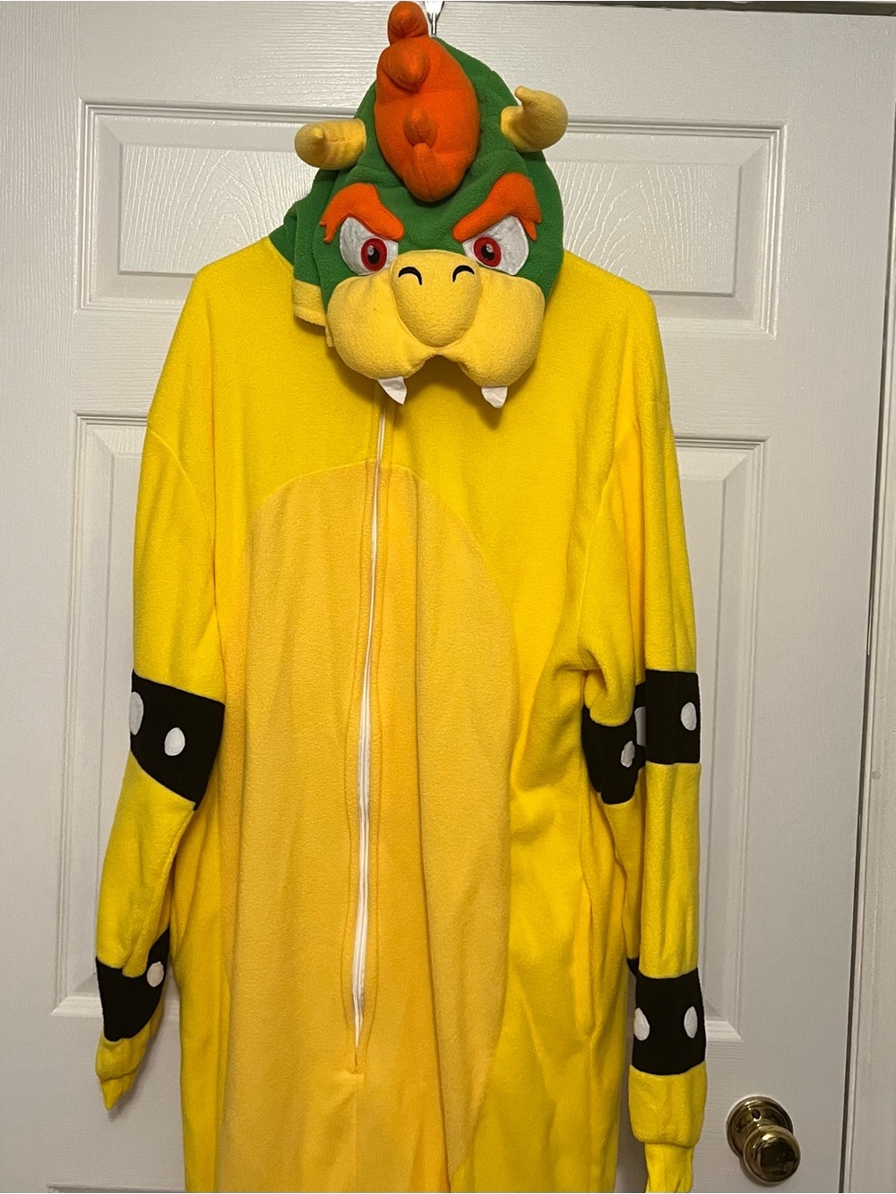 Super Mario Bros. Bowser Hooded Jumpsuit Costume